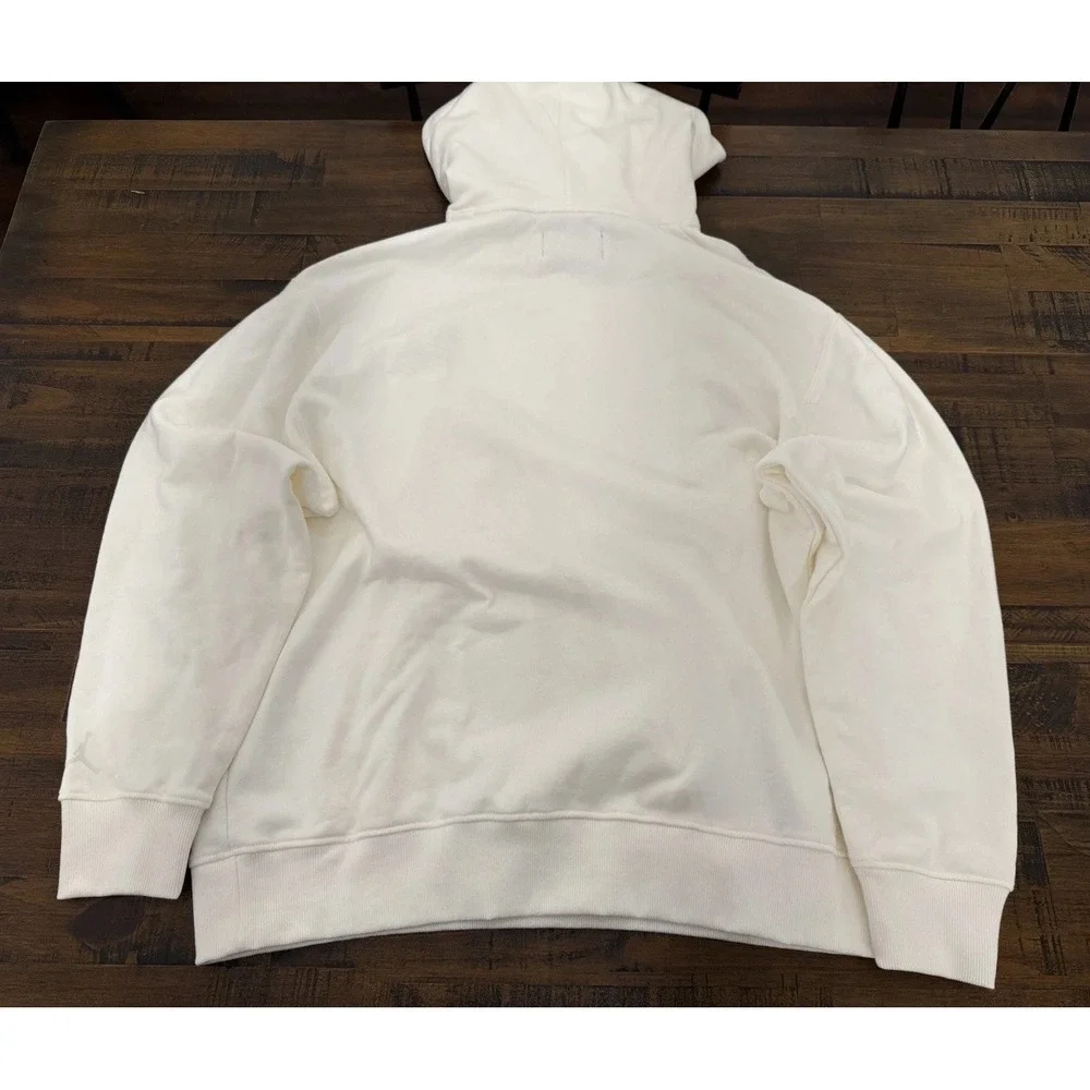 Jordan Flight Fleece Graphic Pullover Hoodie Sail HJ4396-133 Size XL $110 NWT